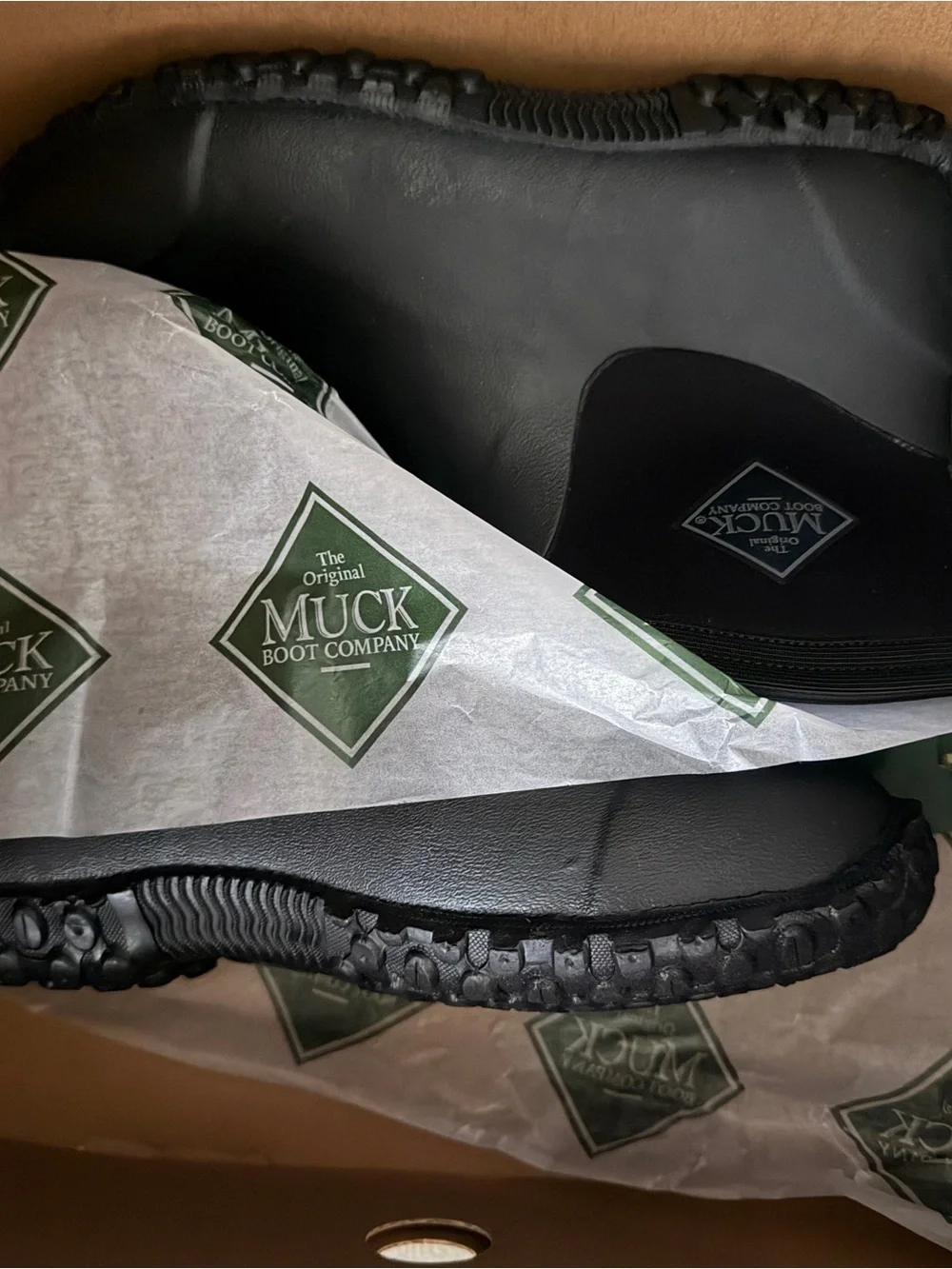 Muck Boot Company Men’s Muckster II Black Short Low Boots NWT